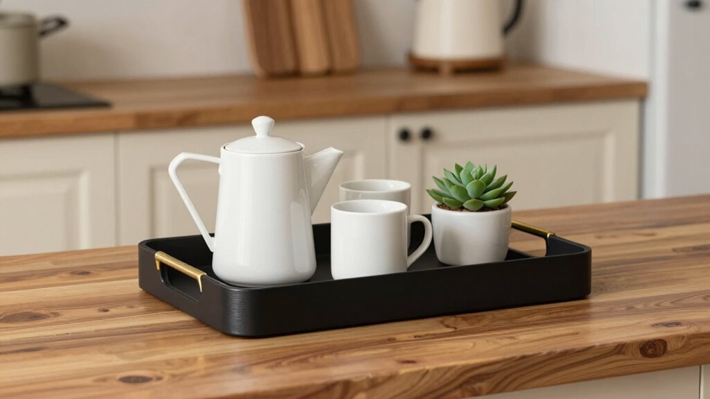 coordinate decor with accessories
