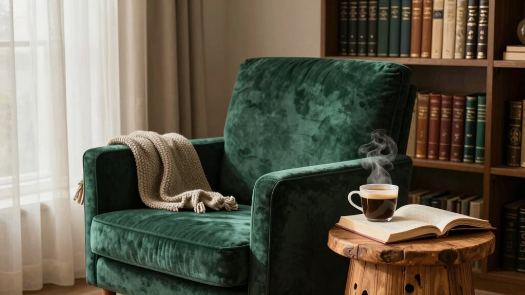 cozy coffee reading retreat