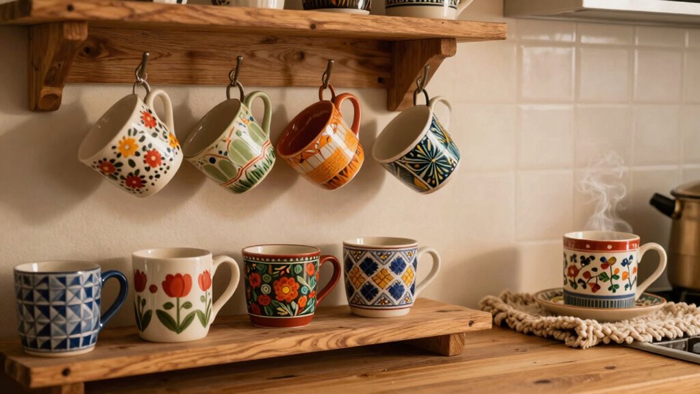 cozy personalized mug showcase