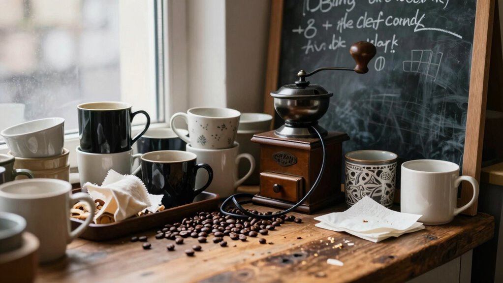 daily coffee nook organization