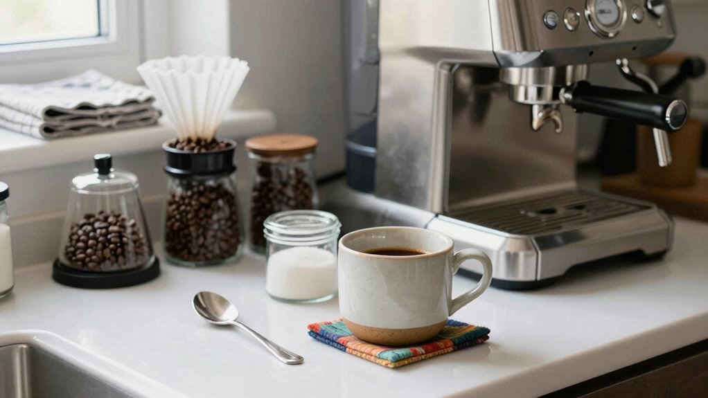 daily coffee station maintenance