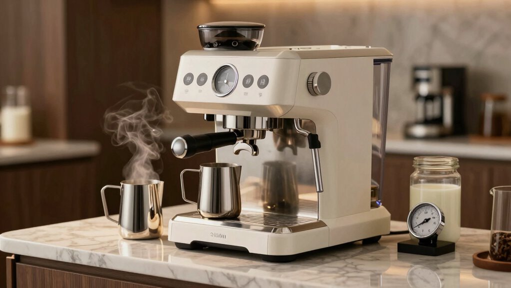 dedicated frothing station luxury