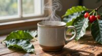 eco friendly coffee drinking