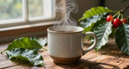 eco friendly coffee drinking