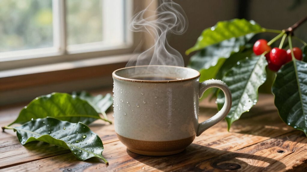 eco friendly coffee drinking