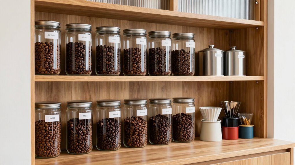 efficient organized coffee station