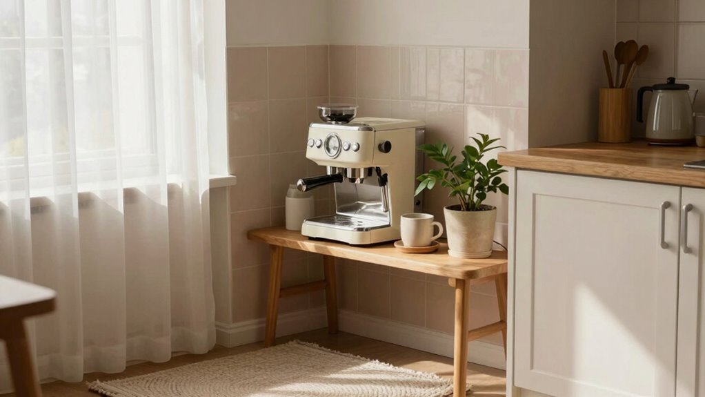 efficient stylish cozy coffee space