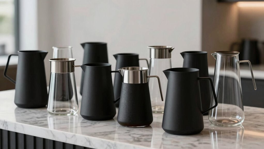 elegant cold brew pitcher selection