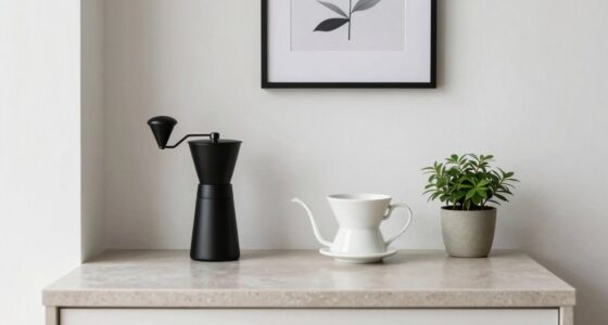 elegant minimalist coffee decor
