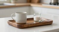 enhanced coffee tray organization