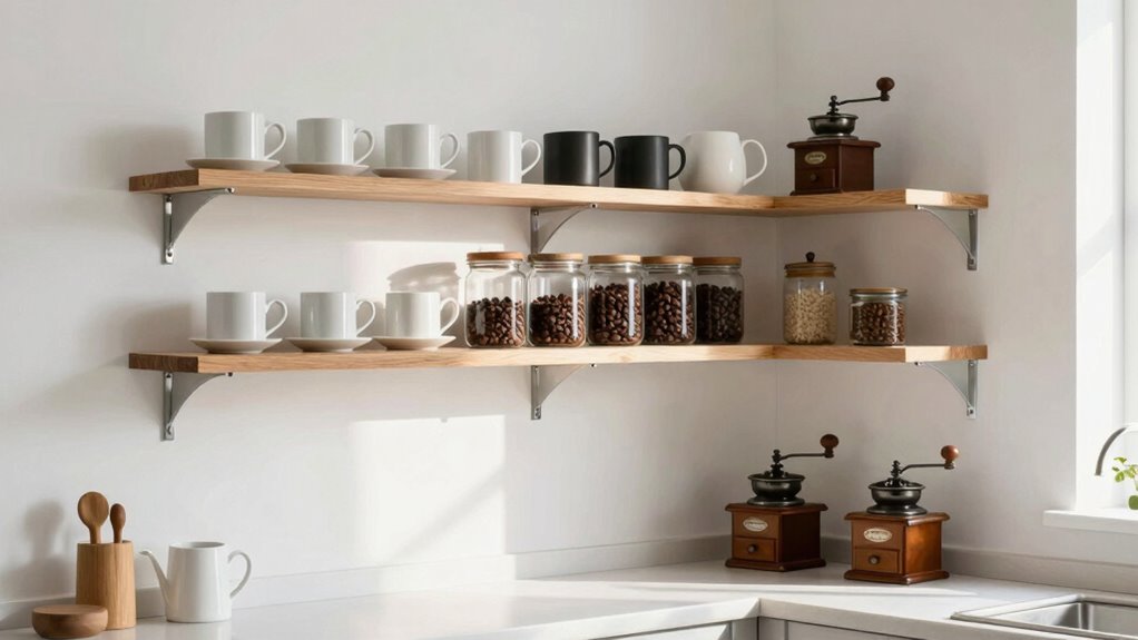 keep shelves clean and organized