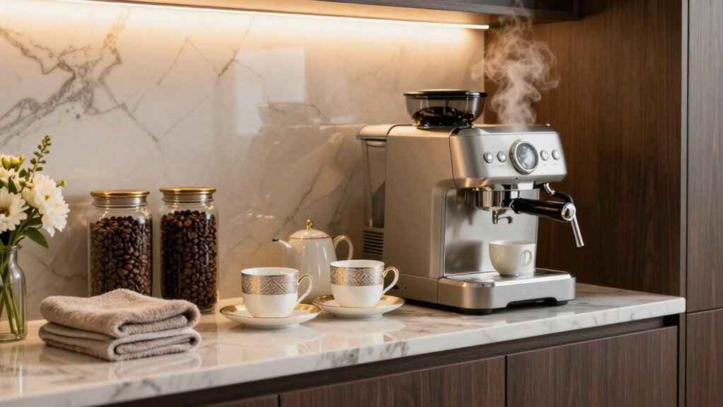 luxury coffee station design