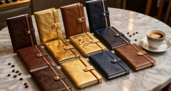 luxury coffee tasting notebooks