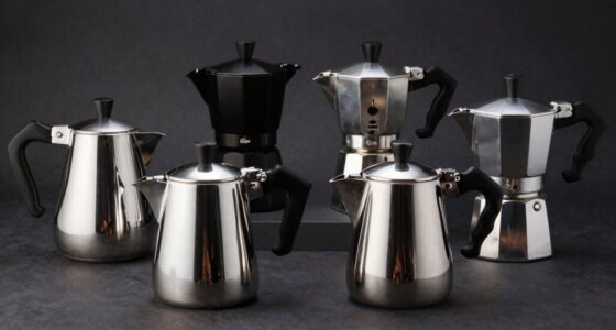 luxury induction moka pots