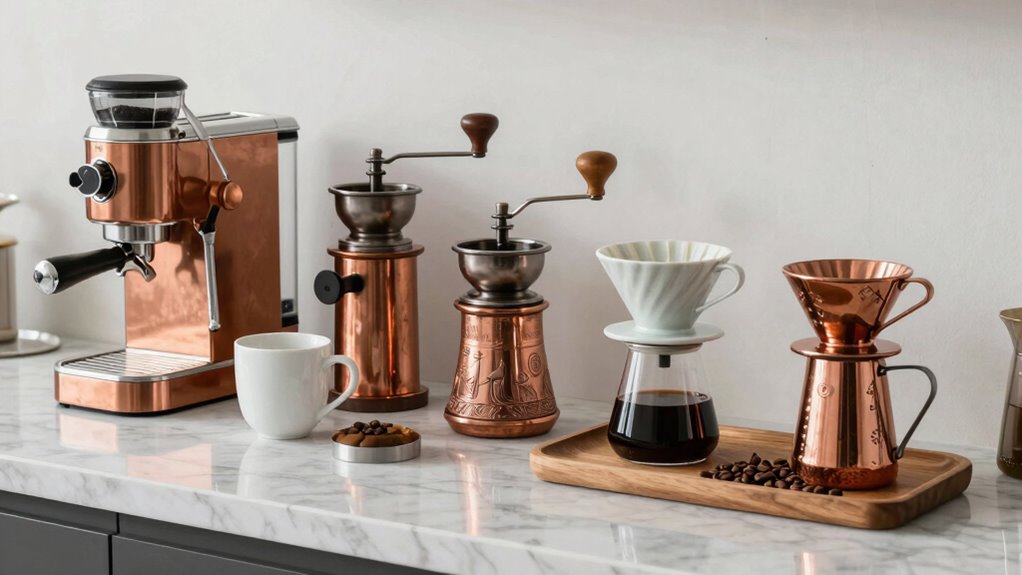 luxury manual coffee setups