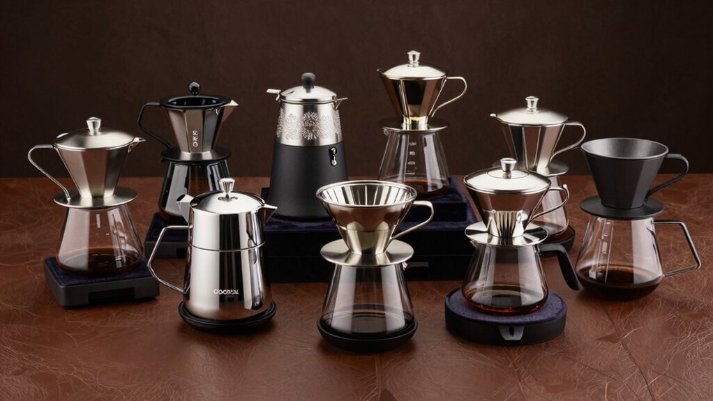 luxury travel coffee kits