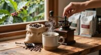 making ethical coffee routine