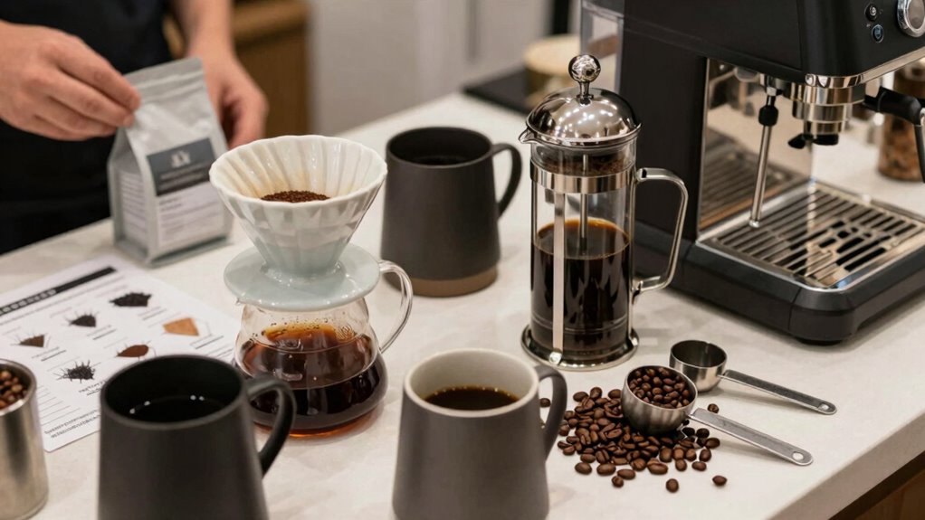 match coffee to brewing method