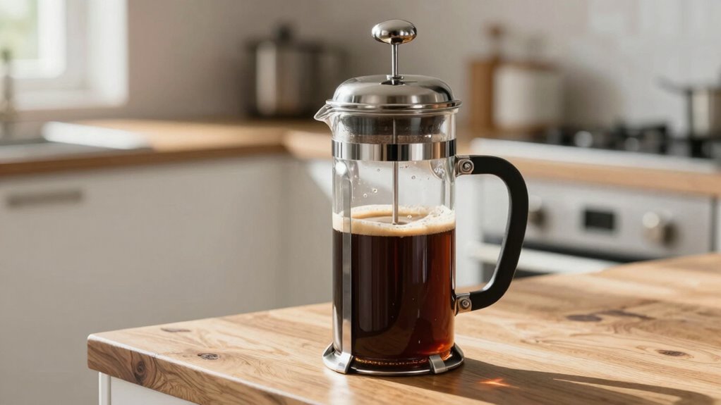 mindful french press brewing