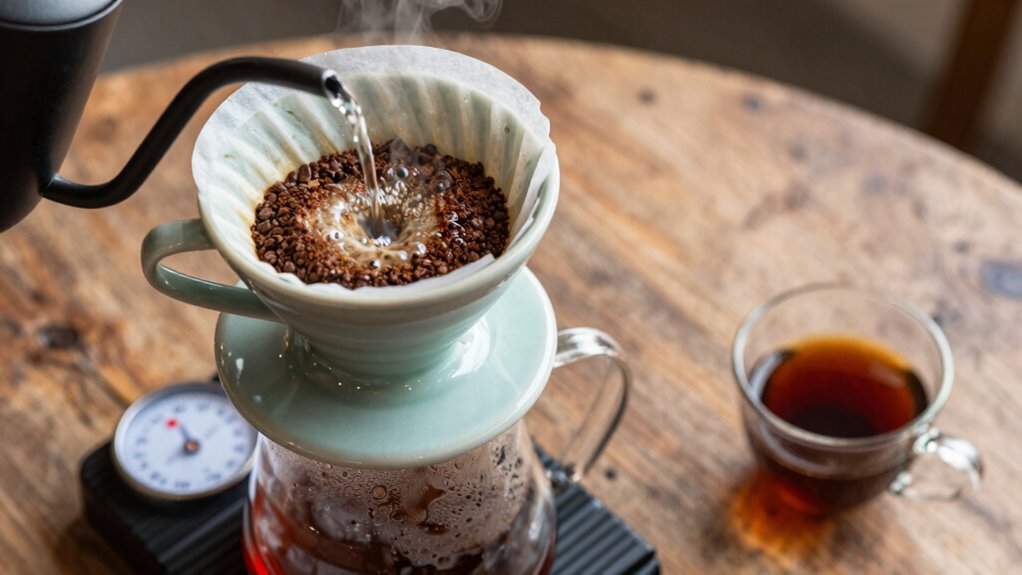 optimize brewing temperature and grind