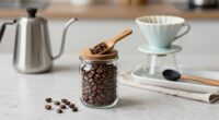 organized coffee display ideas