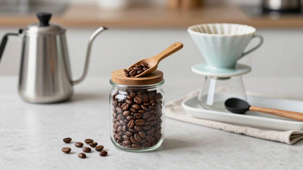 organized coffee display ideas
