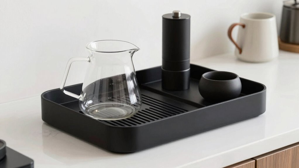 organized coffee station essentials