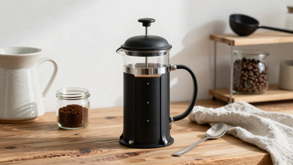 organized efficient coffee setup