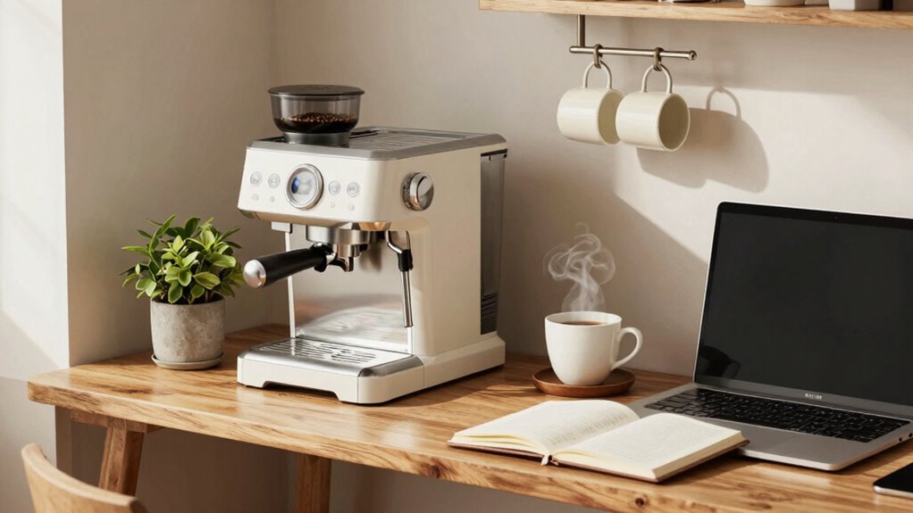 organized personalized coffee station