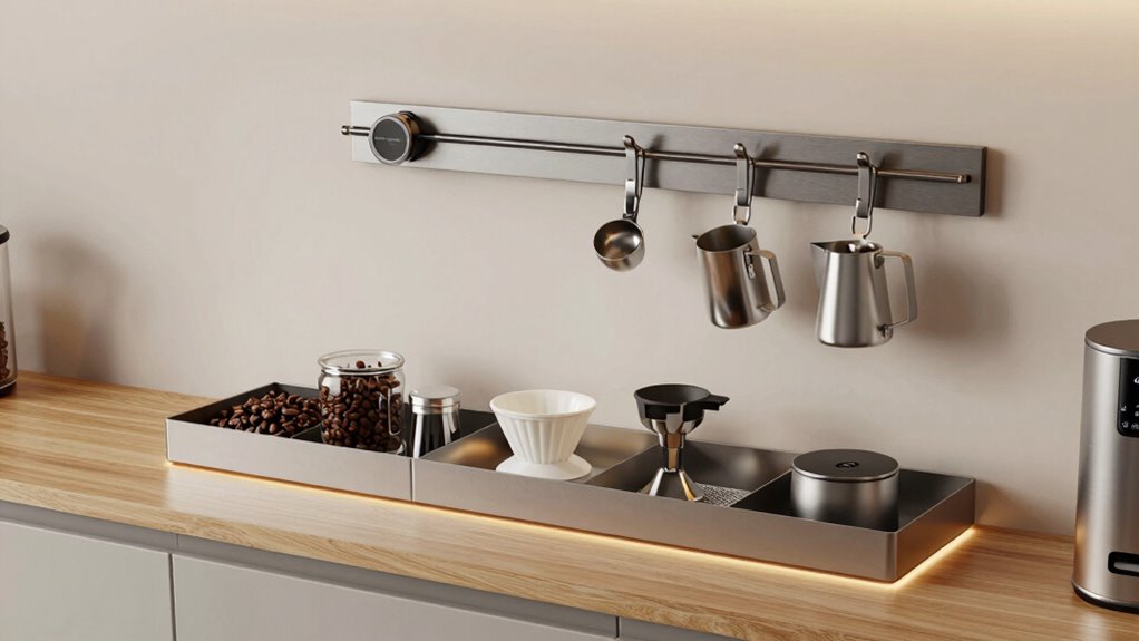 organized secure coffee storage