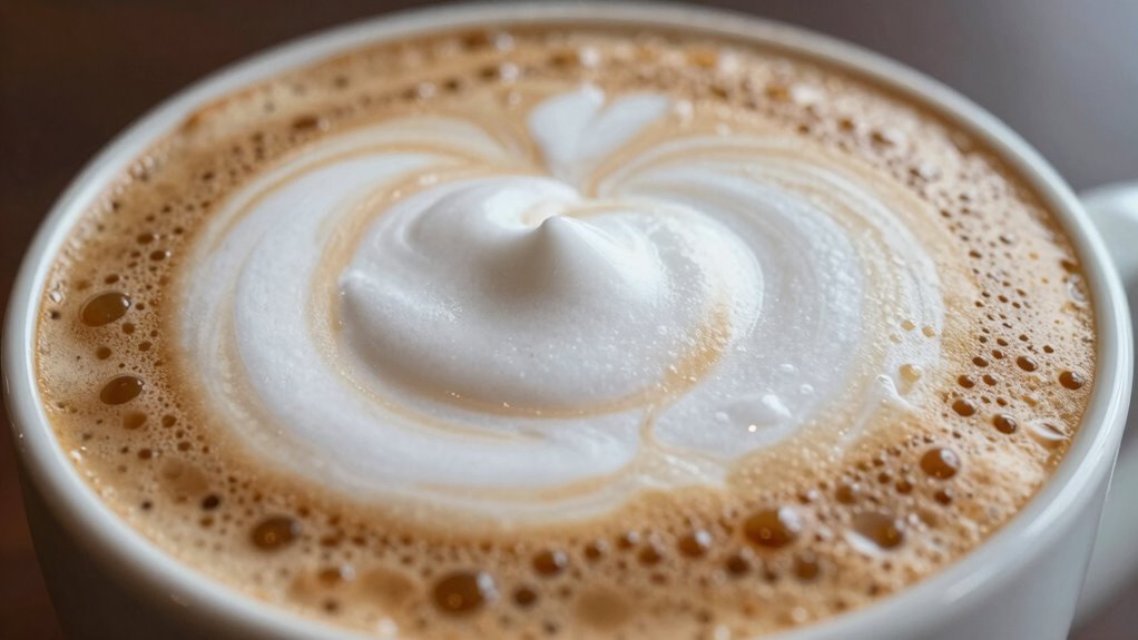 perfect milk foam temperature
