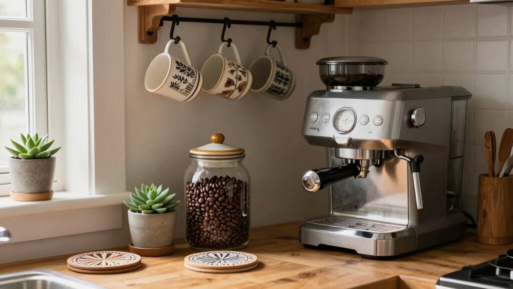 personalize coffee nook decor