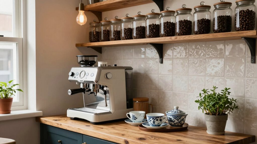 personalized cozy coffee space