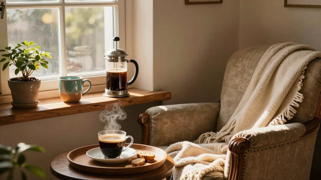 personalized organized coffee space