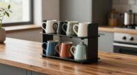 premium coffee mug racks