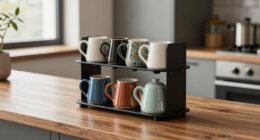 premium coffee mug racks