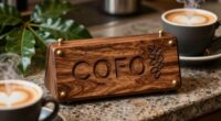 premium coffee sign decor