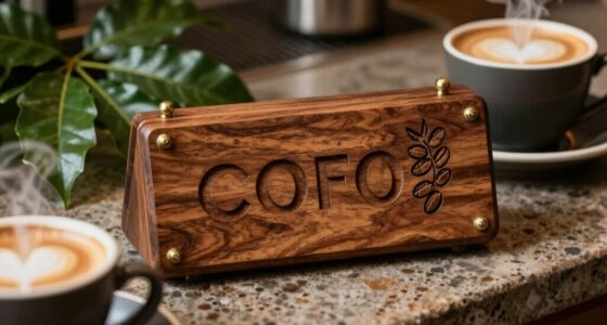 premium coffee sign decor