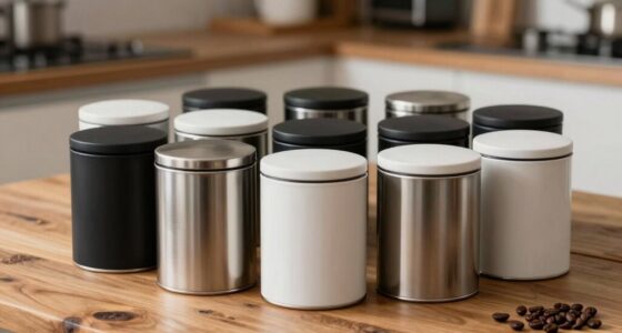 premium coffee storage canisters