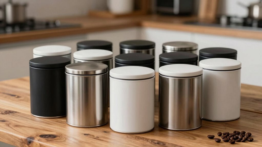 premium coffee storage canisters