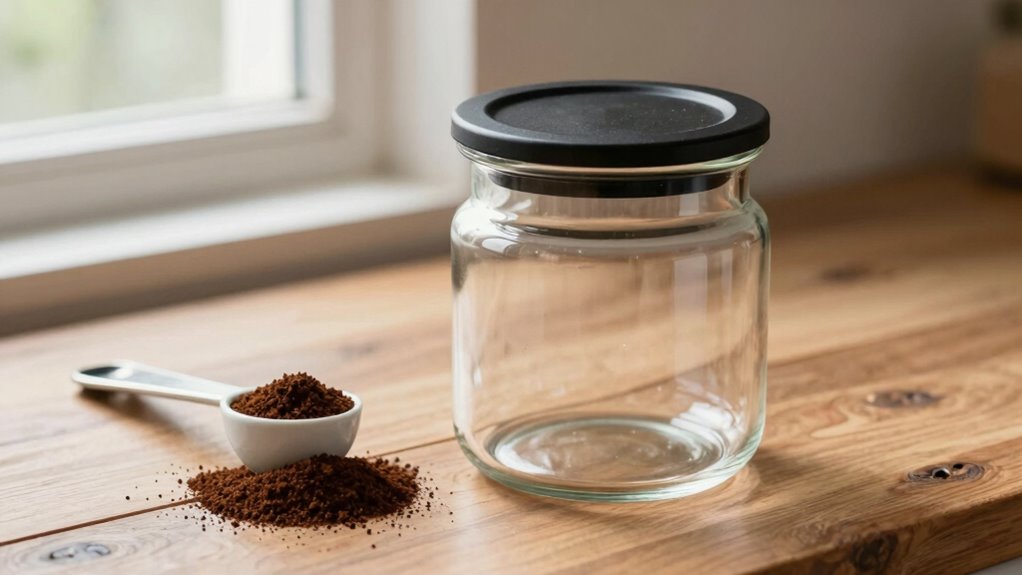 proper airtight coffee storage