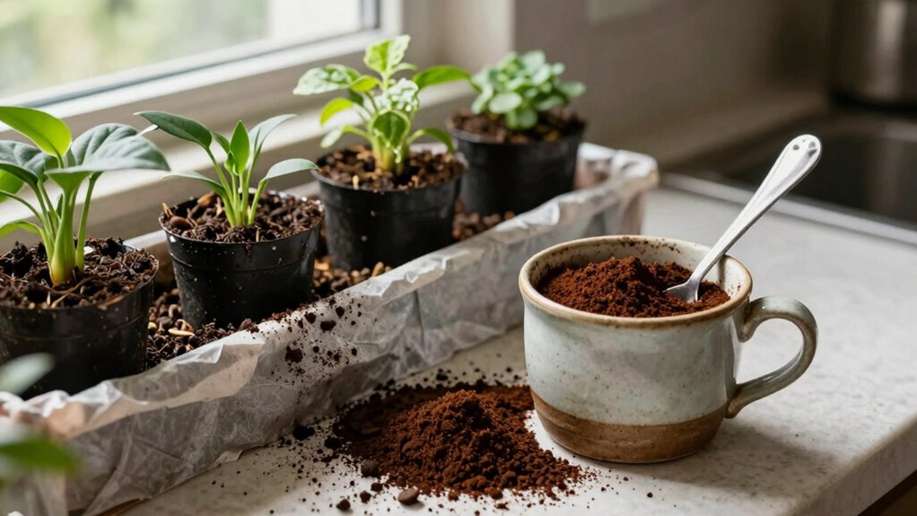 proper coffee grounds disposal