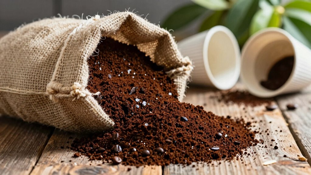 recycling coffee grounds benefits