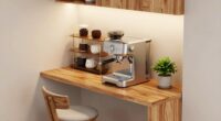 small kitchen coffee bar