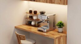 small kitchen coffee bar
