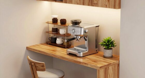small kitchen coffee bar