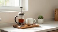 small kitchen coffee oasis