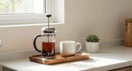 small kitchen coffee oasis