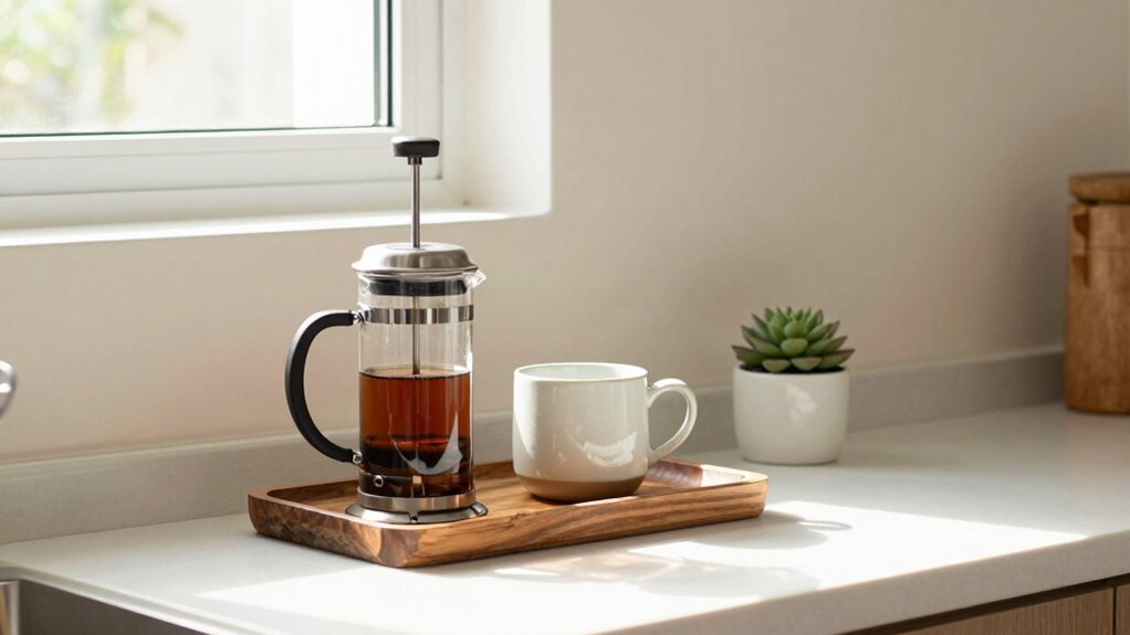 small kitchen coffee oasis