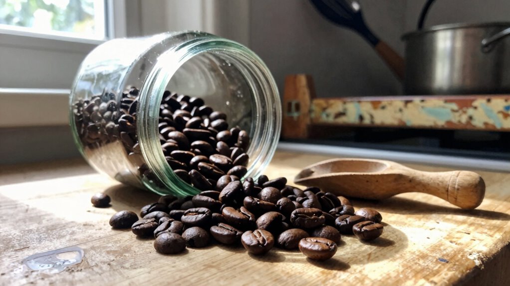 storing coffee improperly speeds aging